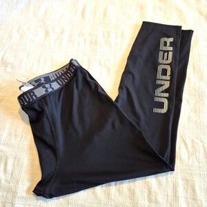 Under Armour men's size 3X Compression black heat gear base layer pants EUC